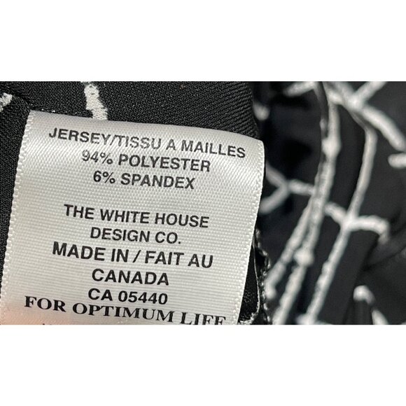 Sympli Stretch Pant Black White Grid Size 4 Pull-on Yoga Pant Fit - Picture 6 of 7